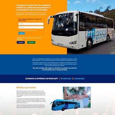diseño web massabus