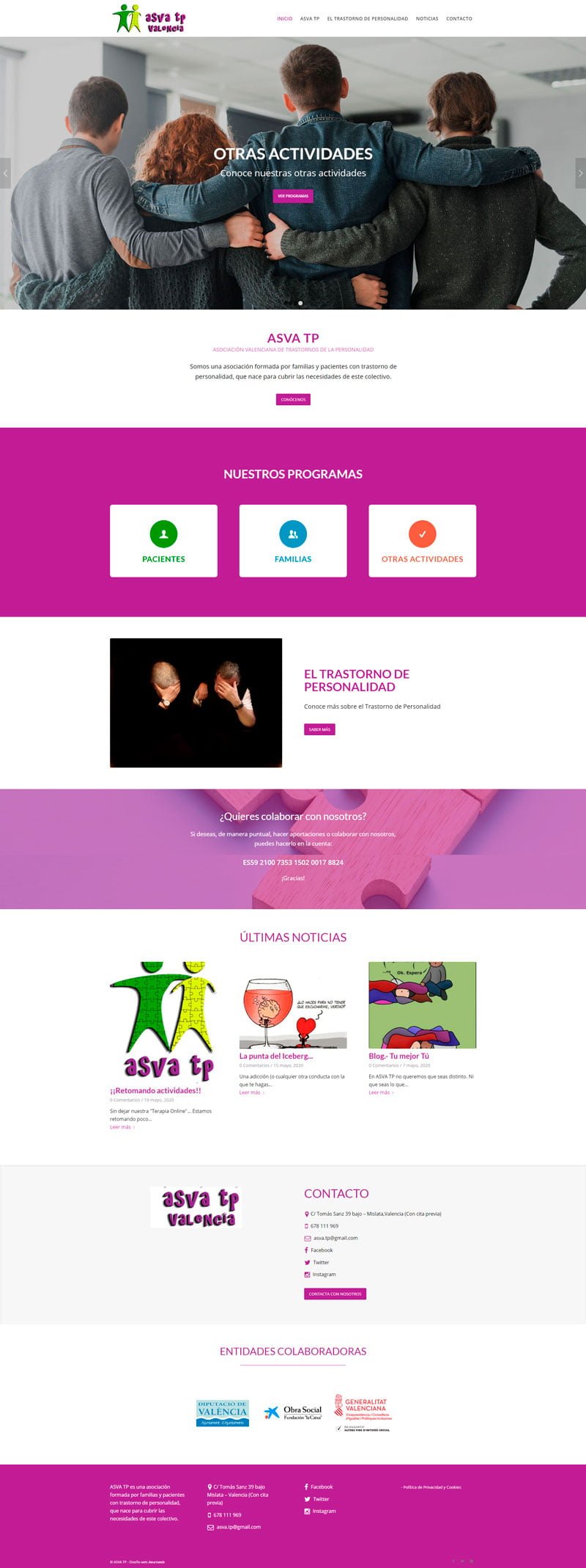 diseño web asva tp